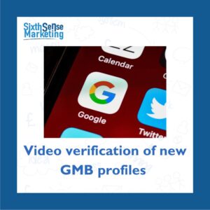 Video verification of GMB profiles